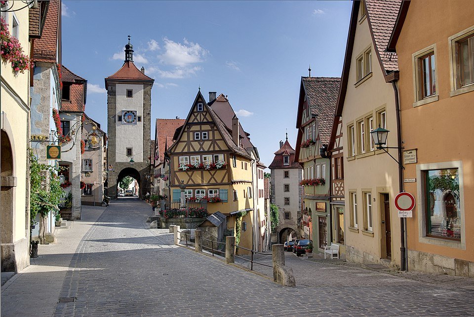 17 Plaza Plönlein-Rothenburg-Alemania