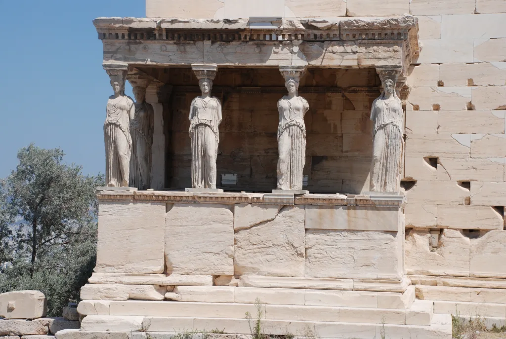 16 Cariátides-Erecteión-Atenas-Grecia
