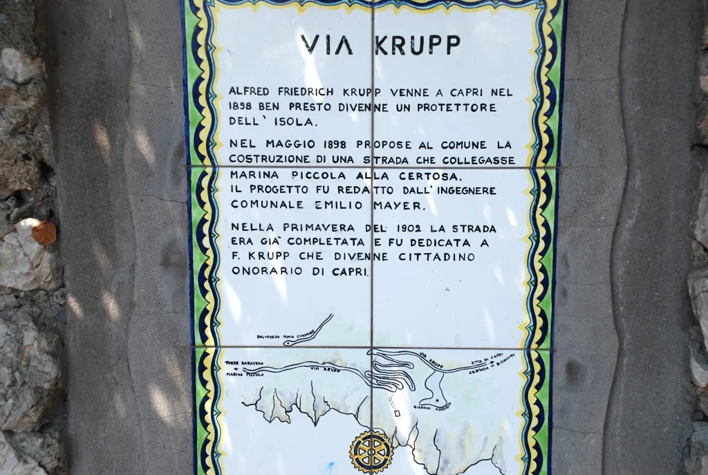 20 Vía Krupp-Capri-Italia