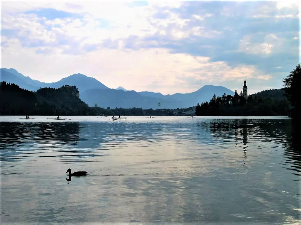 9 atardecer en Bled-Eslovenia