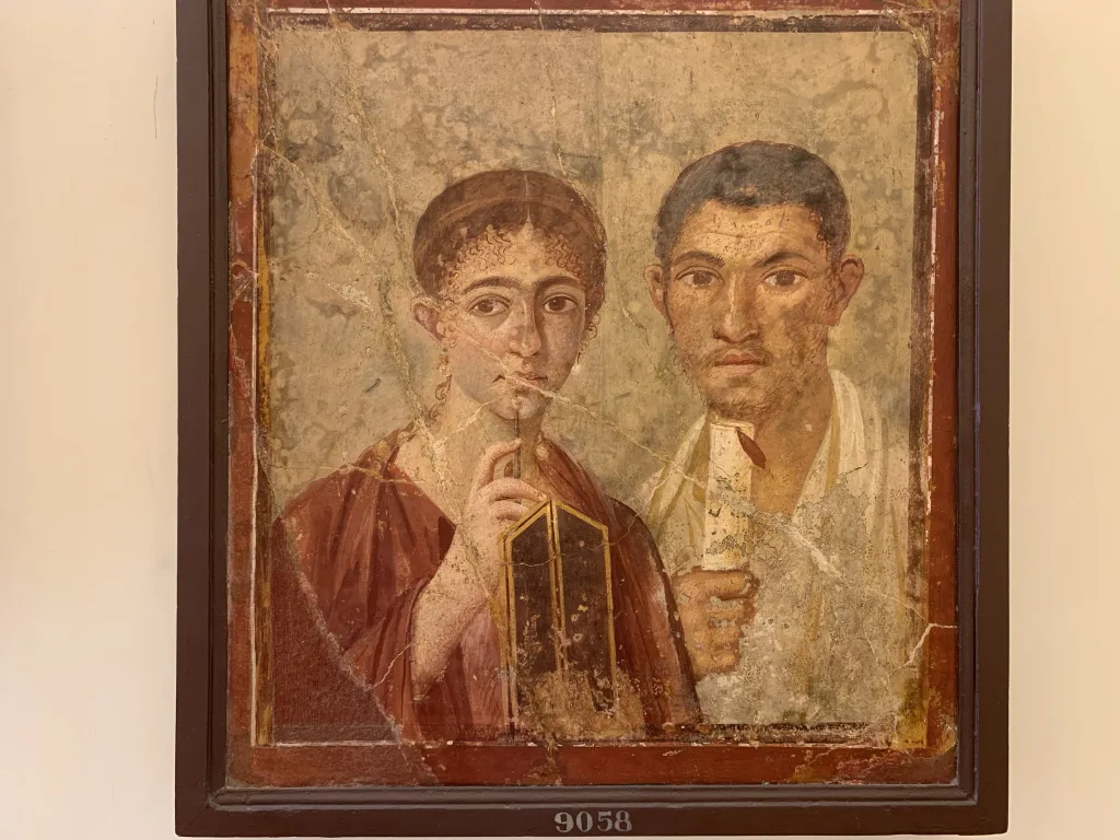 10 Terentius Neo y su esposa-Arqueológico-Nápoles-Italia