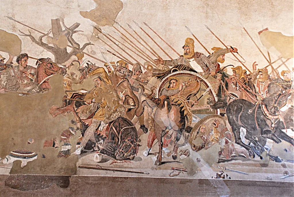 15 Mosaico de Issos-Arqueológicco-Nápoles-Italia