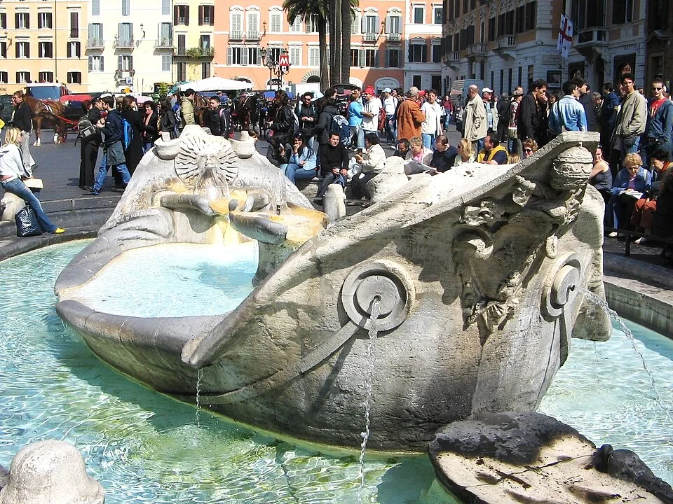 3 Fontana della Barcaccia-Roma-Italia