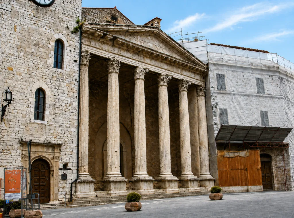 15 templo de Minerva-Asís-Italia