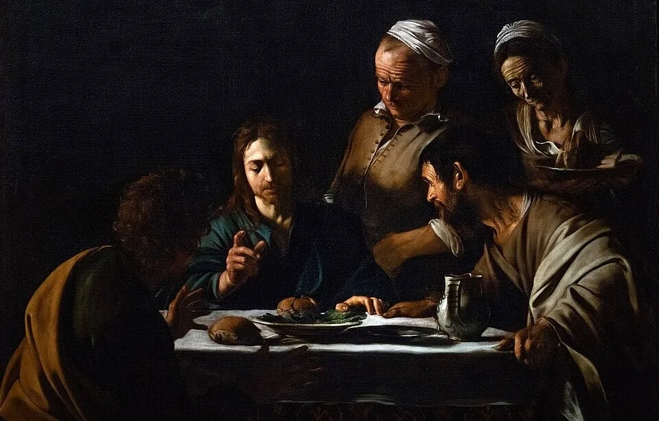 28 Discípulos de Emaús-Caravaggio-Milán-Italia