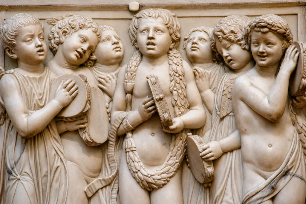 6 Niños cantores-Della Robbia-Duomo-Florencia-Italia
